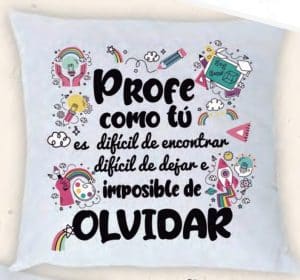 Cojín Profes como tú