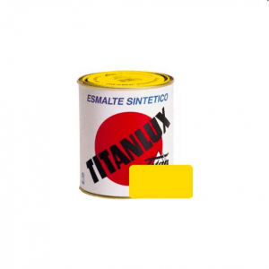TITANLUX ESMALTE SINTÉTICO AMARILLO REAL 750ml