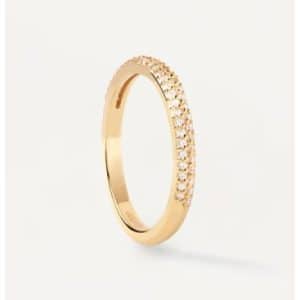 ANILLO DE PLATA BAÑADO EN ORO