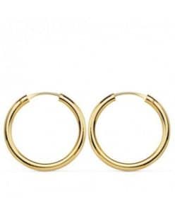AROS DE ORO REDONDOS LISOS