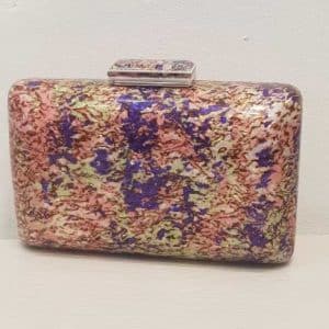 Bolso de Fiesta Bombonera Nacar Multi