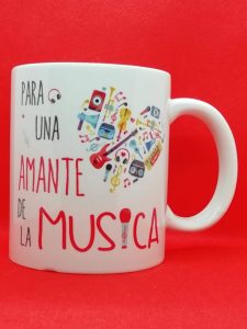 TAZA AMANTE DE LA MÚSICA