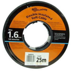 CABLE DOBLE AISLADO 1,6 MM 25m