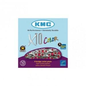 Cadena KMC X10 Vivid Roja