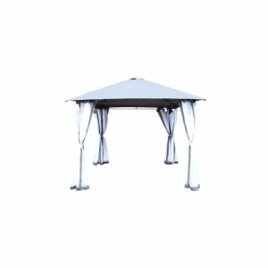 CENADOR ACERO 3×3 MTS CON CORTINAS(mosquiteras). PG0488