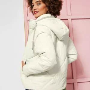 Chaqueta de invierno acolchada 40 BLANCO
