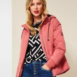 Chaqueta de invierno acolchada 42 ROSA