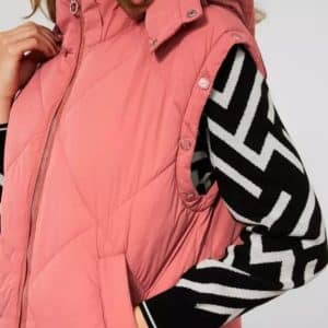 Chaqueta de invierno acolchada 38 ROSA