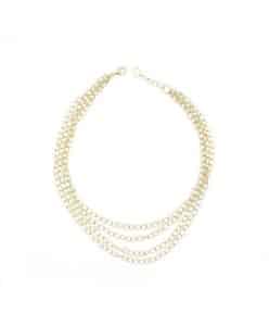 Choker con 4 cadenas de plata