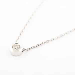 Colgante de Oro Blanco y Diamante 0,06cts