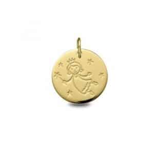 Colgante infantil de oro Hada