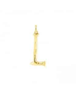 COLGANTE UNO DE 50 ABECEDARIO GOLD DAME UNA L CHA0012ORO0000U