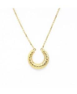 Collar con motivo aro, plata
