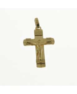 Cruz de Oro Amarillo Macizo
