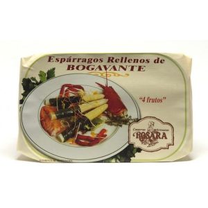 Esparragos rellenos de Bogavante