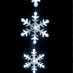 CASCADA COPOS LED BLANCO 29×94
