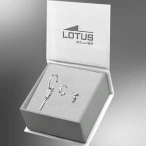 Lotus Silver 3 Pendientes