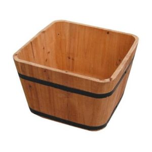MACETERO  MADERA CUADRADO 41X41X45CM