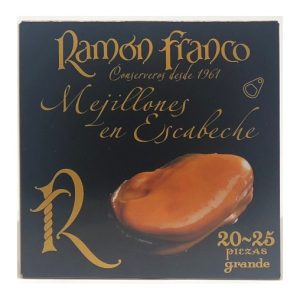 Mejillones en escabeche Ramón Franco Tamaño Grande 20/25