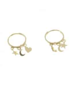 Pendientes aros de Oro