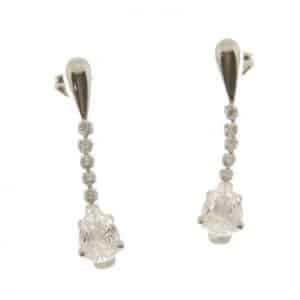 Pendientes de Oro Blanco