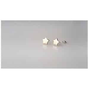 PENDIENTES DE ORO ESTRELLA