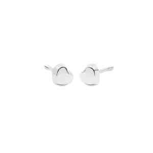 Pendientes Oro blanco Corazones