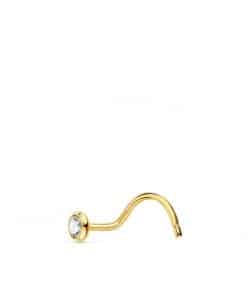 PIERCING DE ORO DE NARIZ