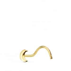 PIERCING NARIZ LUNA. 3,5 X 2,5 MM.
