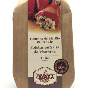 Pimientos del piquillo rellenos de Boletus