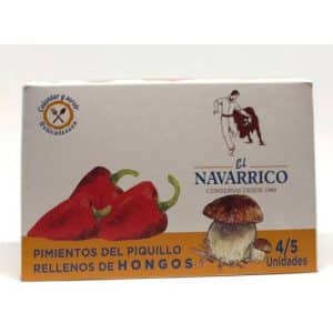 Pimientos del piquillo rellenos de Hongos