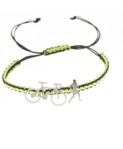 PULSERA DE PLATA DUATLÓN