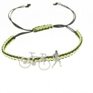 PULSERA DE PLATA DUATLÓN