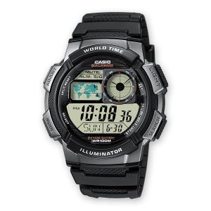 Reloj Casio Digital de Hombre con Hora Mundial