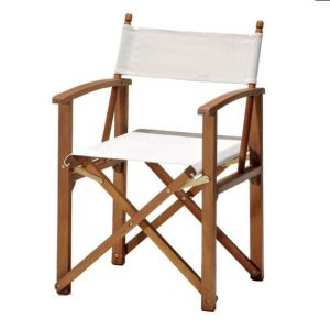 SILLON DIRECTOR MADERA Y TEXTIL PLEGABLE