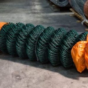ENREJADO SIMPLE TORSION PLASTICO VERDE 25M X 0,50M