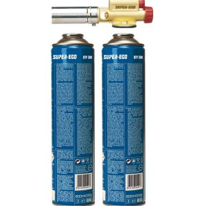 SOPLETE SUPER EGO EASYFIRE PIEZOELECTRICO CON 2 CARTUCHOS