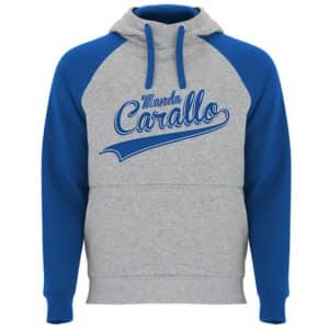 SUDADERA AZUL MANDA CARALLO