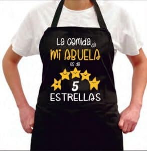 DELANTAL ABUELA CINCO ESTRELLAS