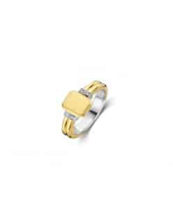 Ti Sento Anillo de Plata Sello