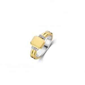 Ti Sento Anillo de Plata Sello