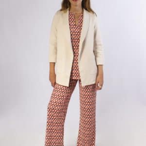 Pantalón básico 34 Teja