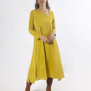 Vestido Mercedes 34 Mostaza