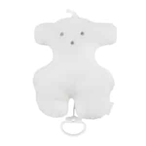 Tous Baby Osito de peluche musical pelo rizado Blanco