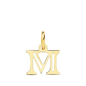 Colgante Oro 18 kilates Incial letra M