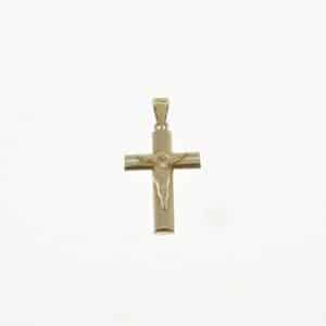 18K Cruz de Oro con Cristo | 120376