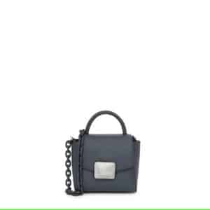 MINI BOLSO BANDOLERA PEQUEÑA TOUS LUCIA GRIS OSCURO