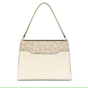 Bolso Shopper Mediano Kaos Icon Marfil