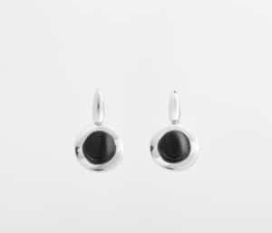 PENDIENTES PLATA Y AZABACHE COMPOSTELA FINK ORFEBRES