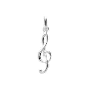 COLGANTE DE PLATA CLAVE DE SOL